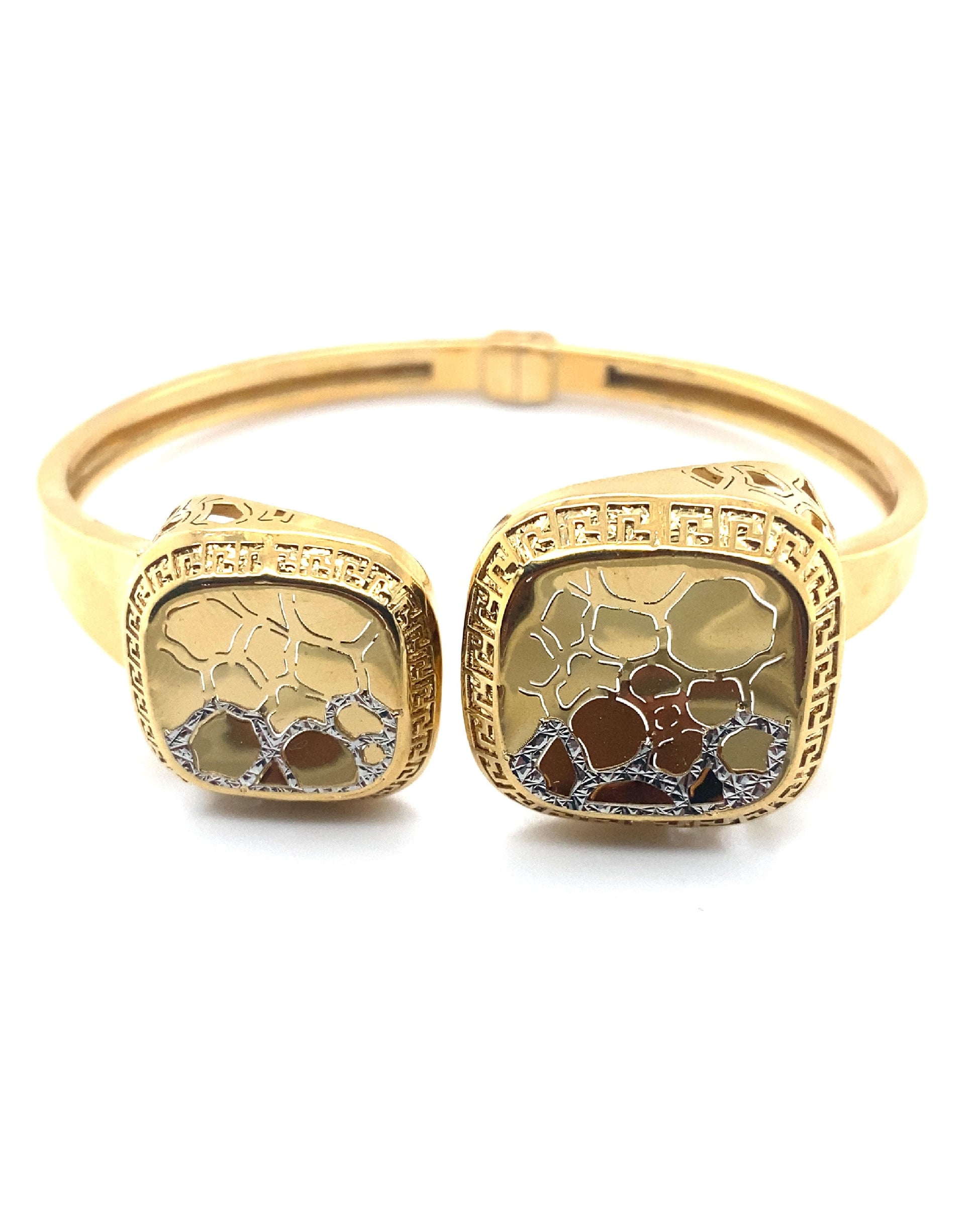 Gold Yellow Gold Bangle 18 KT Jewelry