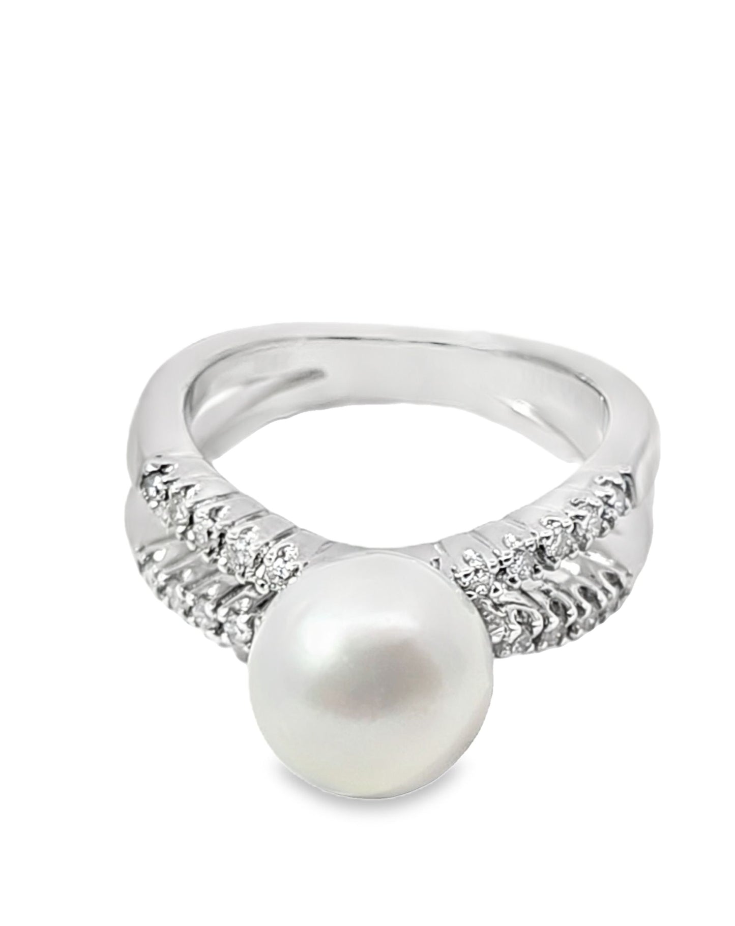 Anillo de diamantes majestuosos semipreciosos con amatista