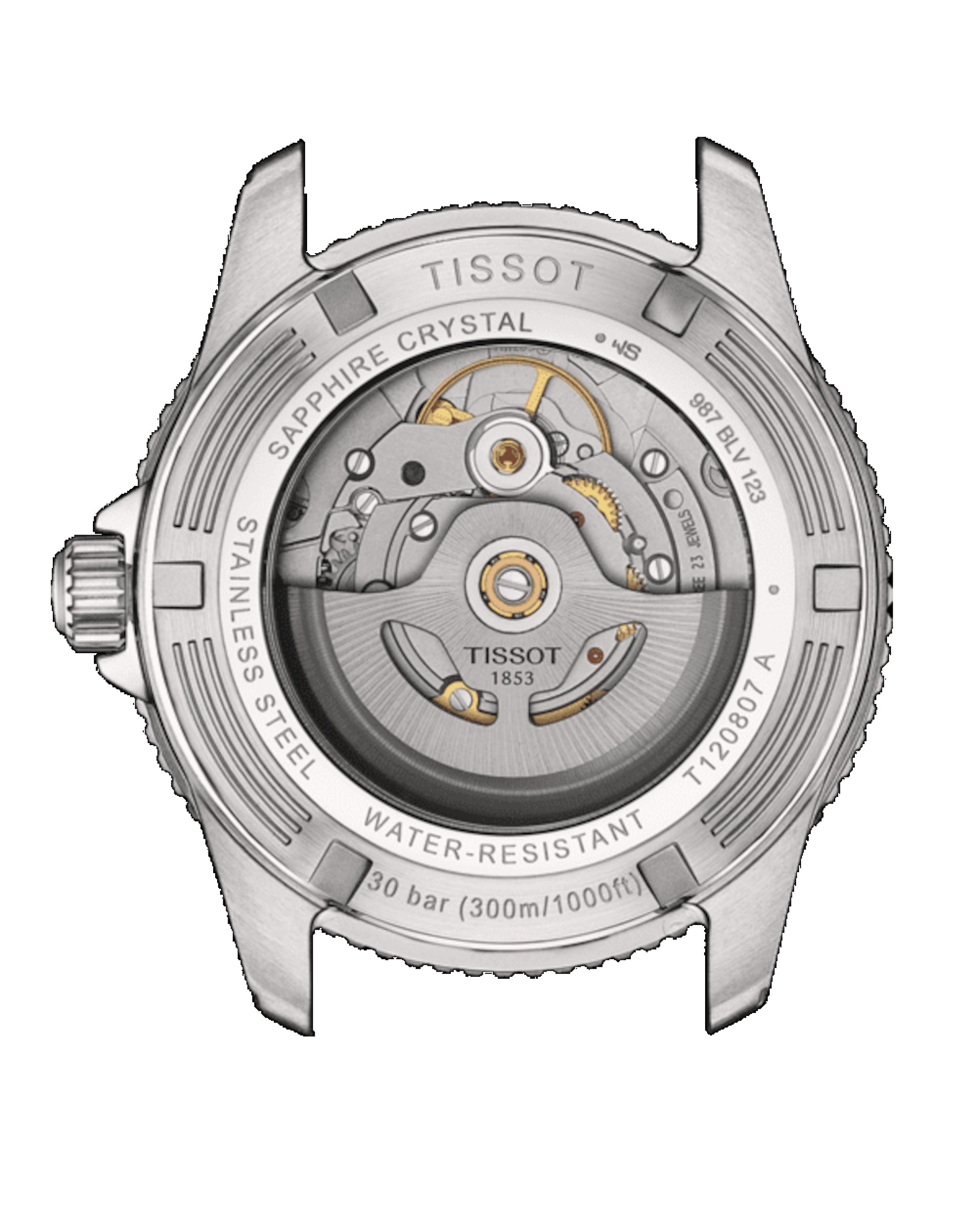 Tissot T120.807.22.051.00 Tissot Sea Star 1000 Powermatic 80 H Black Indexes Watch