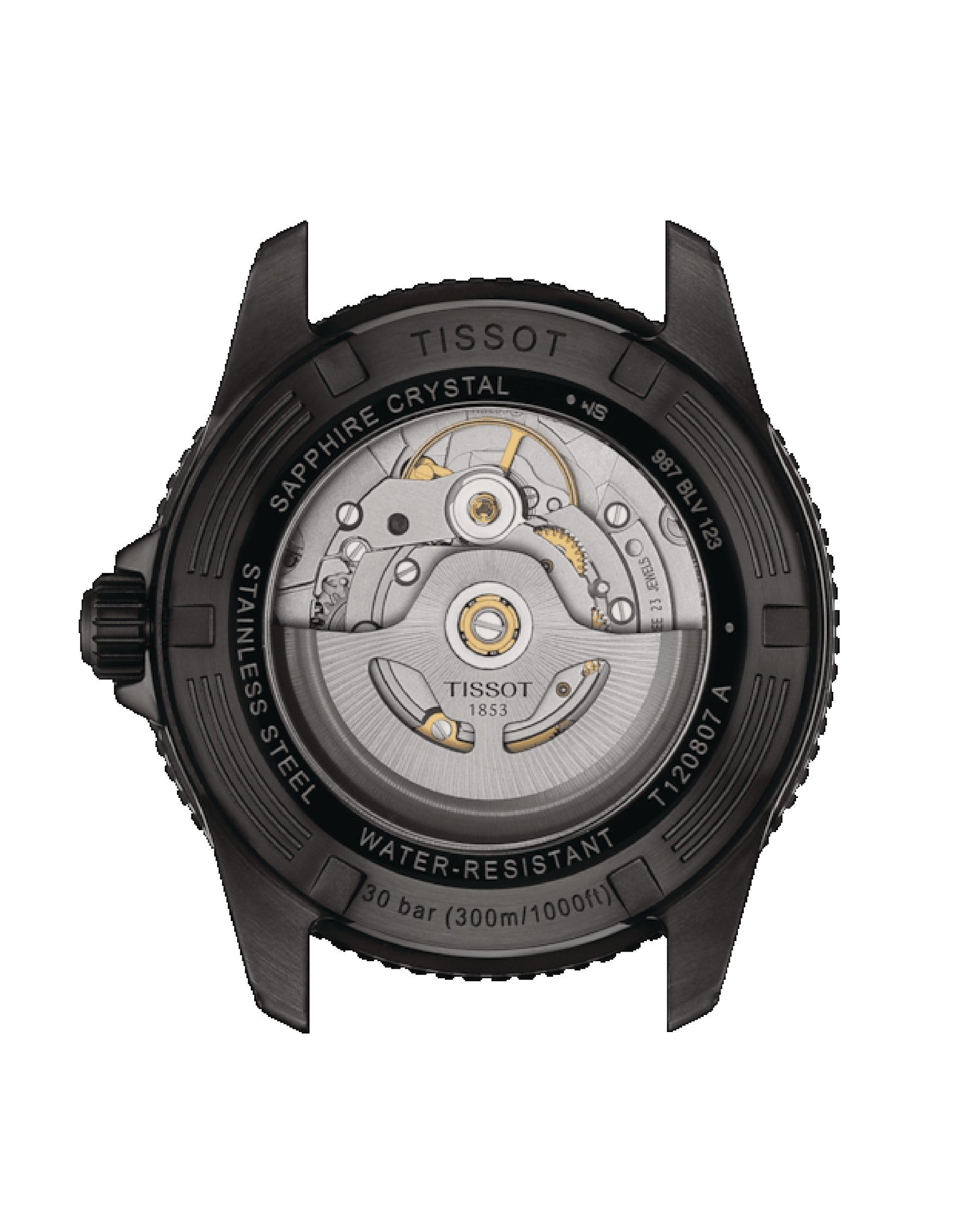 Tissot T120.807.37.041.00 Tissot Sea Star 1000 Powermatic 80 H Black Indexes Watch