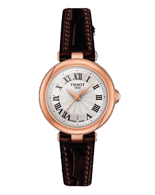 Tissot T126.010.36.013.00 Tissot BELLISIMA Lady BROWN Strap Quartz Watch