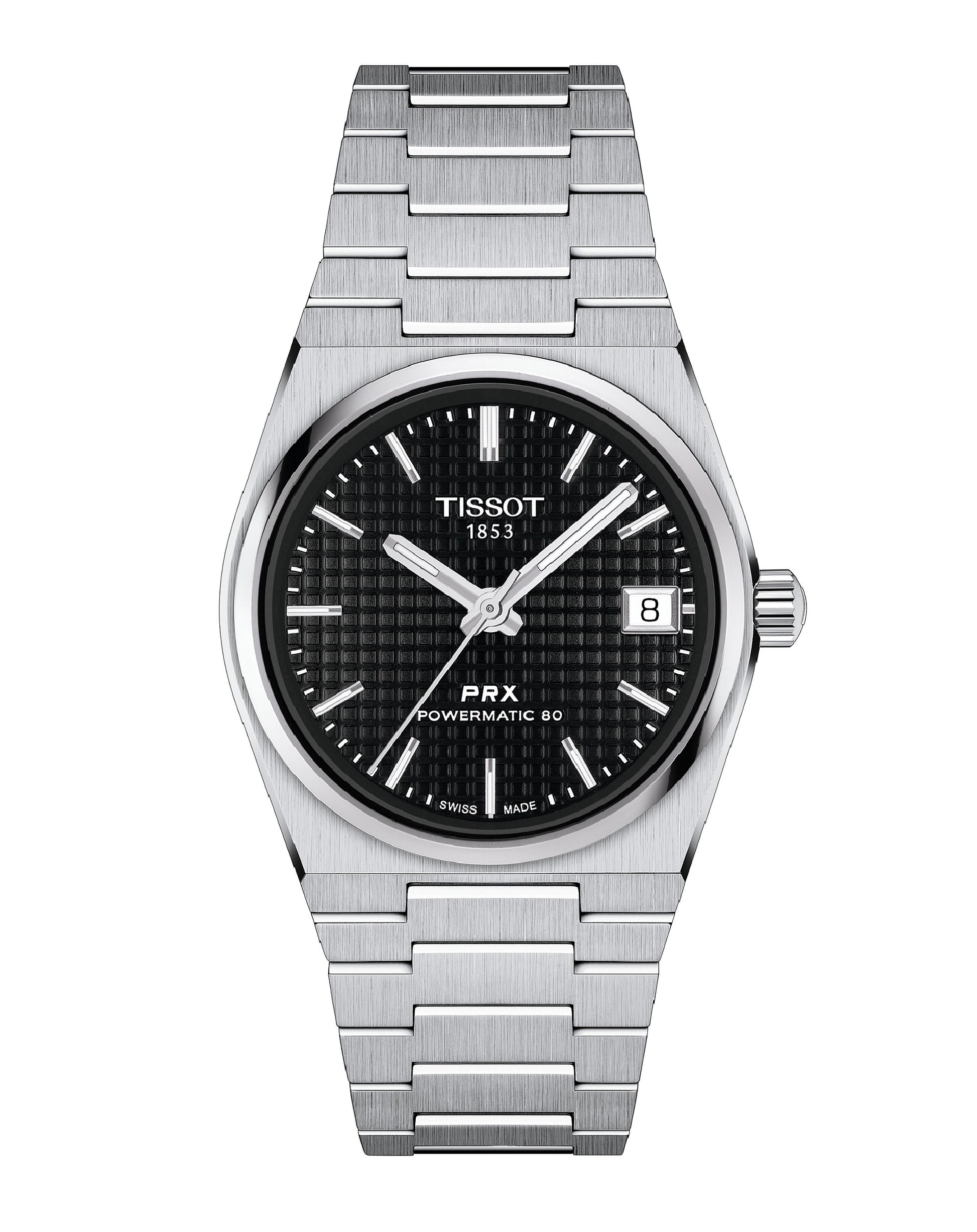 Tissot TISSOT PRX 35MM POWERMATIC 80 H Black Dial T137.207.11.051.00 Watch