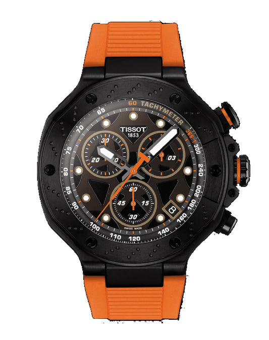 T141.417.37.051.02 T-Race Chronograph Black Dial