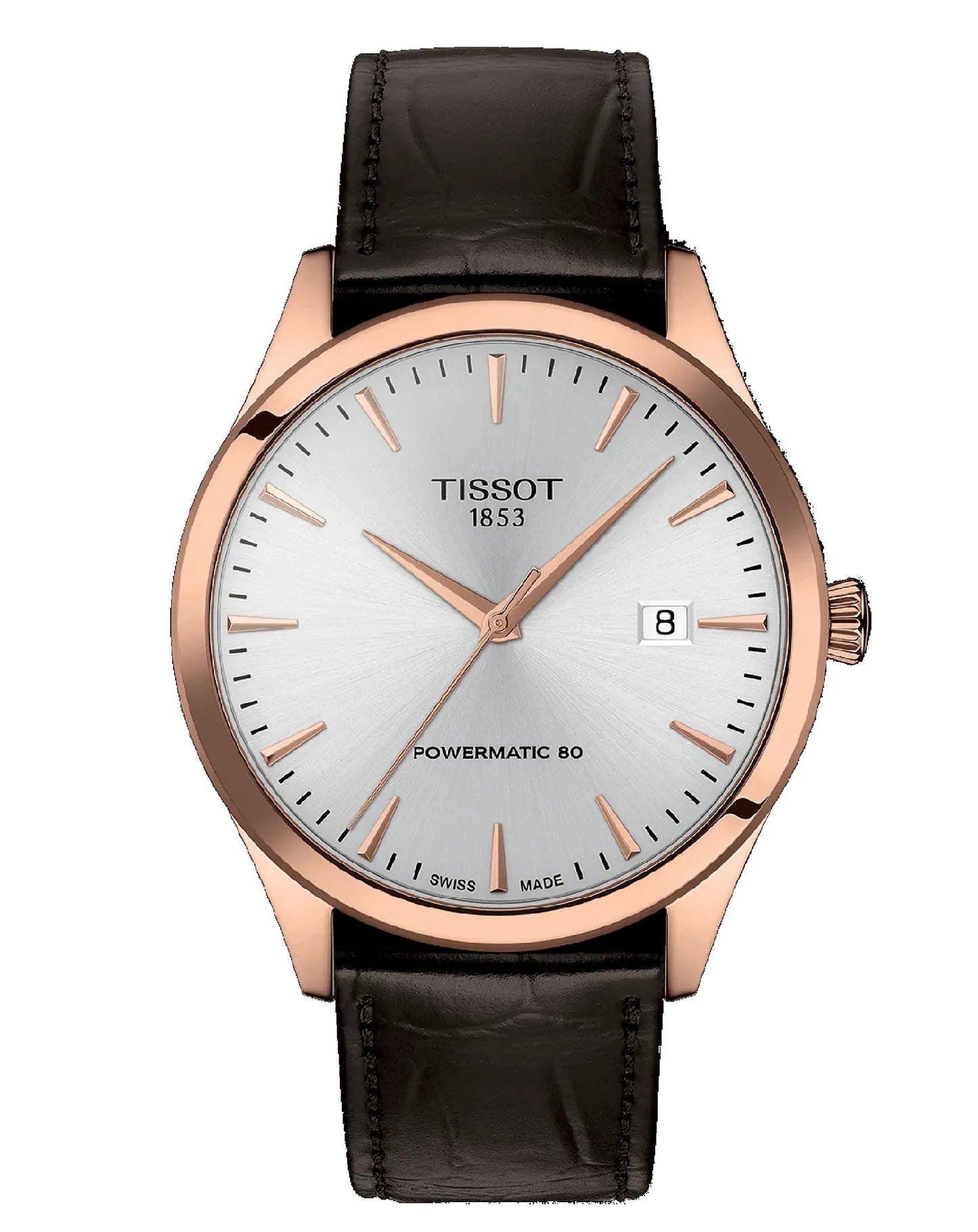 T158.407.36.031.00 Classic Dream Brown Leather Strap Automatic