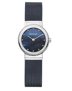 Bering 10126-307 Bering Classic Blue Dial Silver Case Quartz Watch