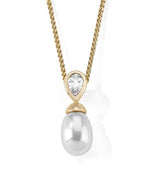 Majorica 12268.01.1.N42.000.1 Majorica Yellow Gold Tone Auva Pearl Necklace Necklaces