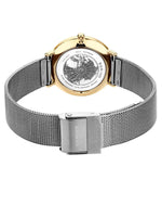 Bering 15729-010 Bering Watch Silver Dial Yellow Gold Plated Case Watch