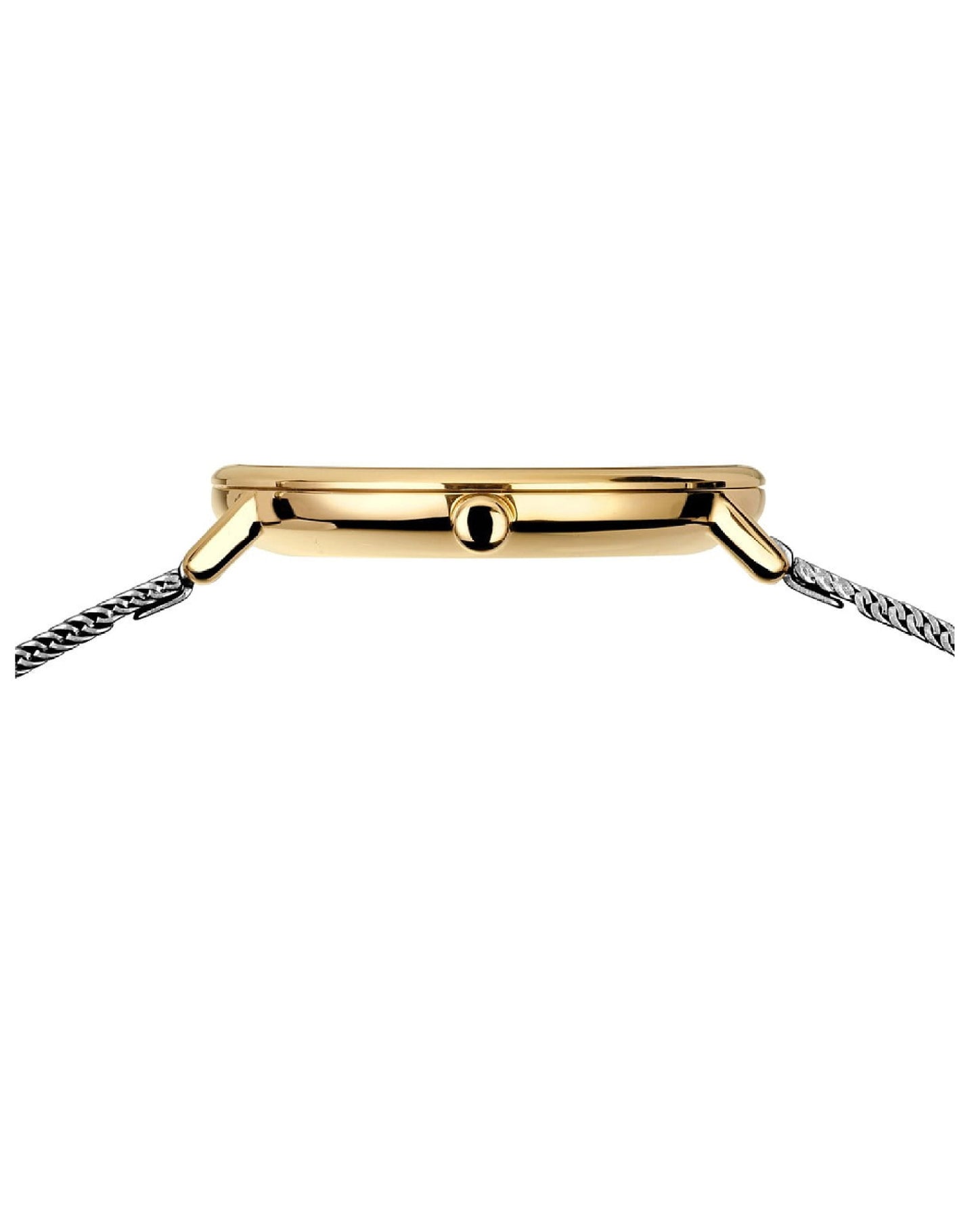 Bering 15729-010 Bering Watch Silver Dial Yellow Gold Plated Case Watch