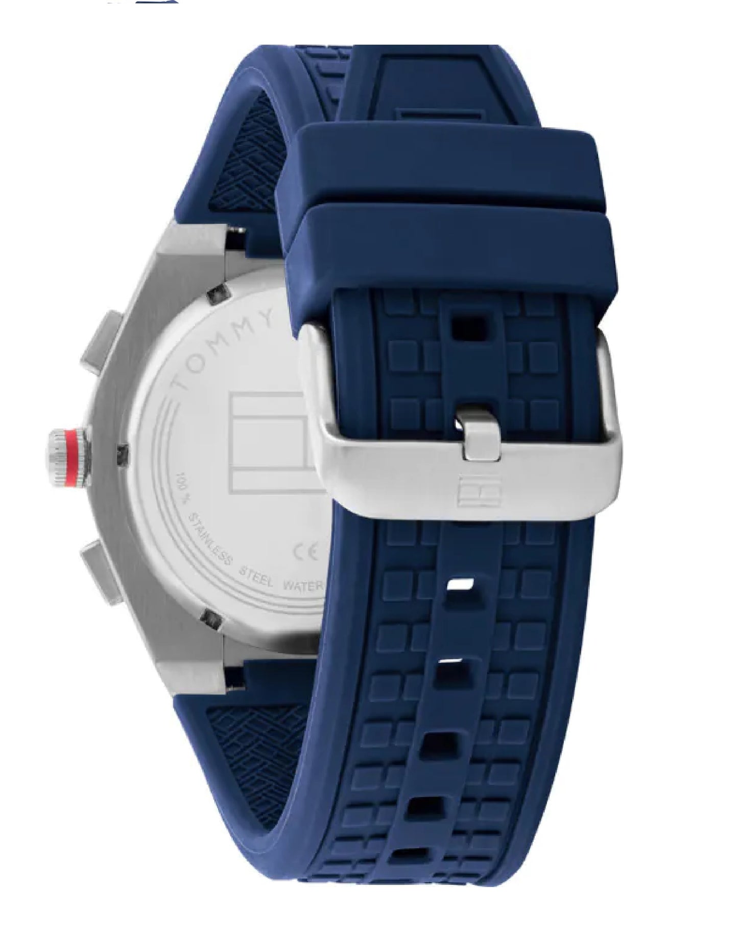 Tommy Hilfiger 1791899 Tommy Hilfiger Multifunction Blue Dial Rubber Strap Connor 44mm Watch
