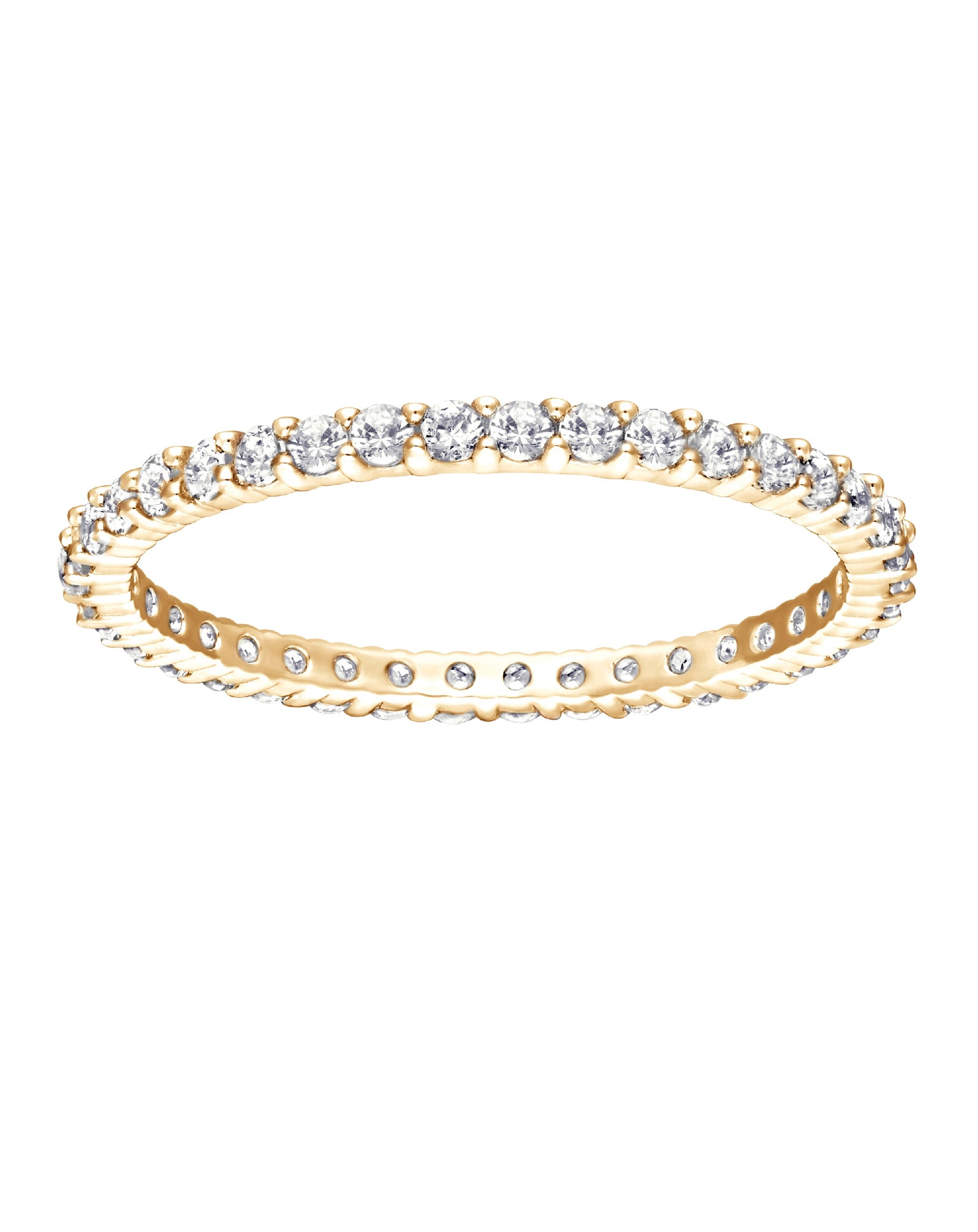 Swarovski Swarovski YELLOW Gold Tone Vittore Ring Size 60 Rings