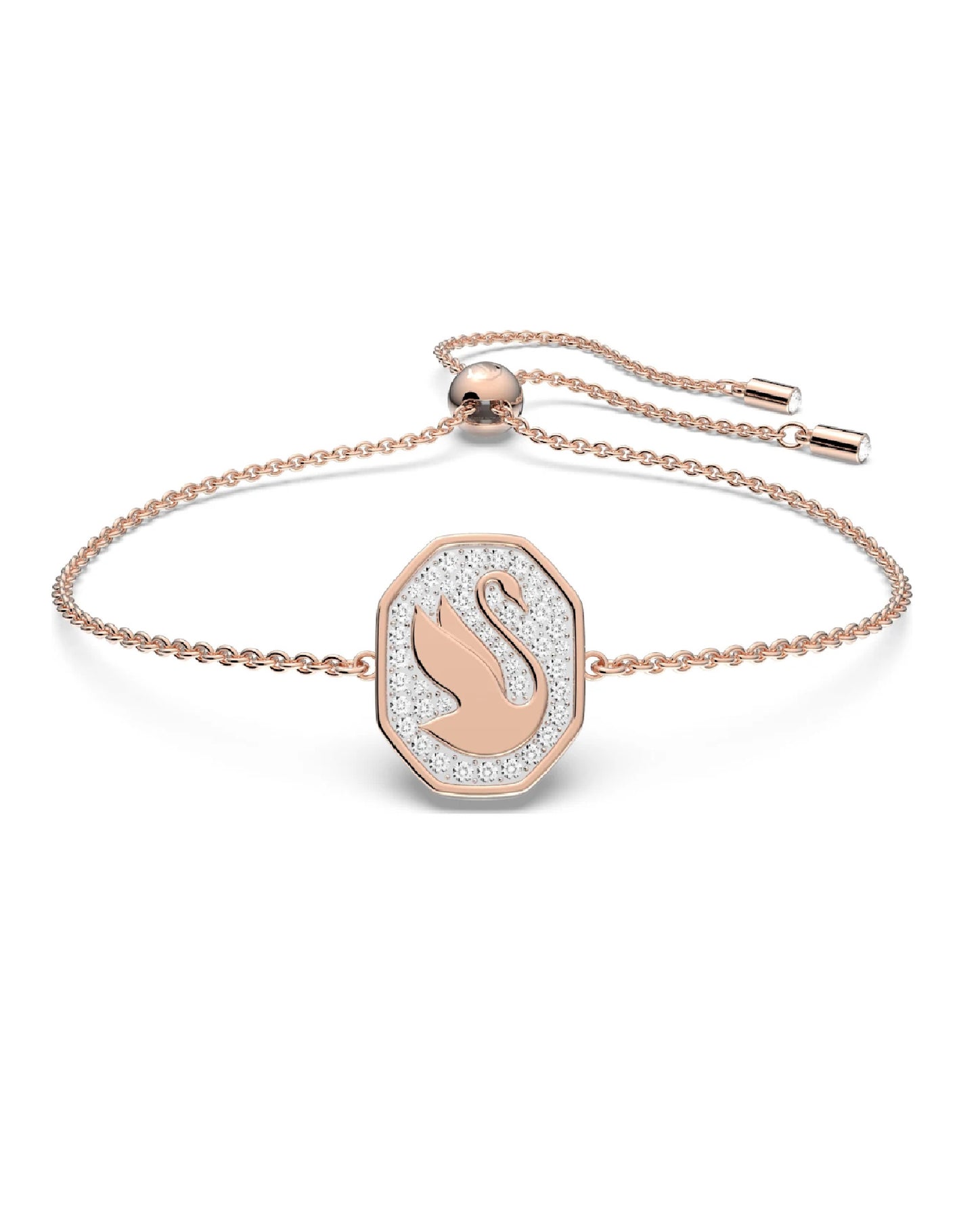 Swarovski 5621107 Swarovski SIGNUM Bracelet Rose Gold-Tone/White Bracelets