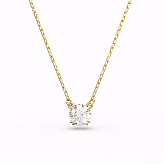Swarovski 5636703 Swarovski Constella PENDANT, Yellow Gold Tone Necklaces