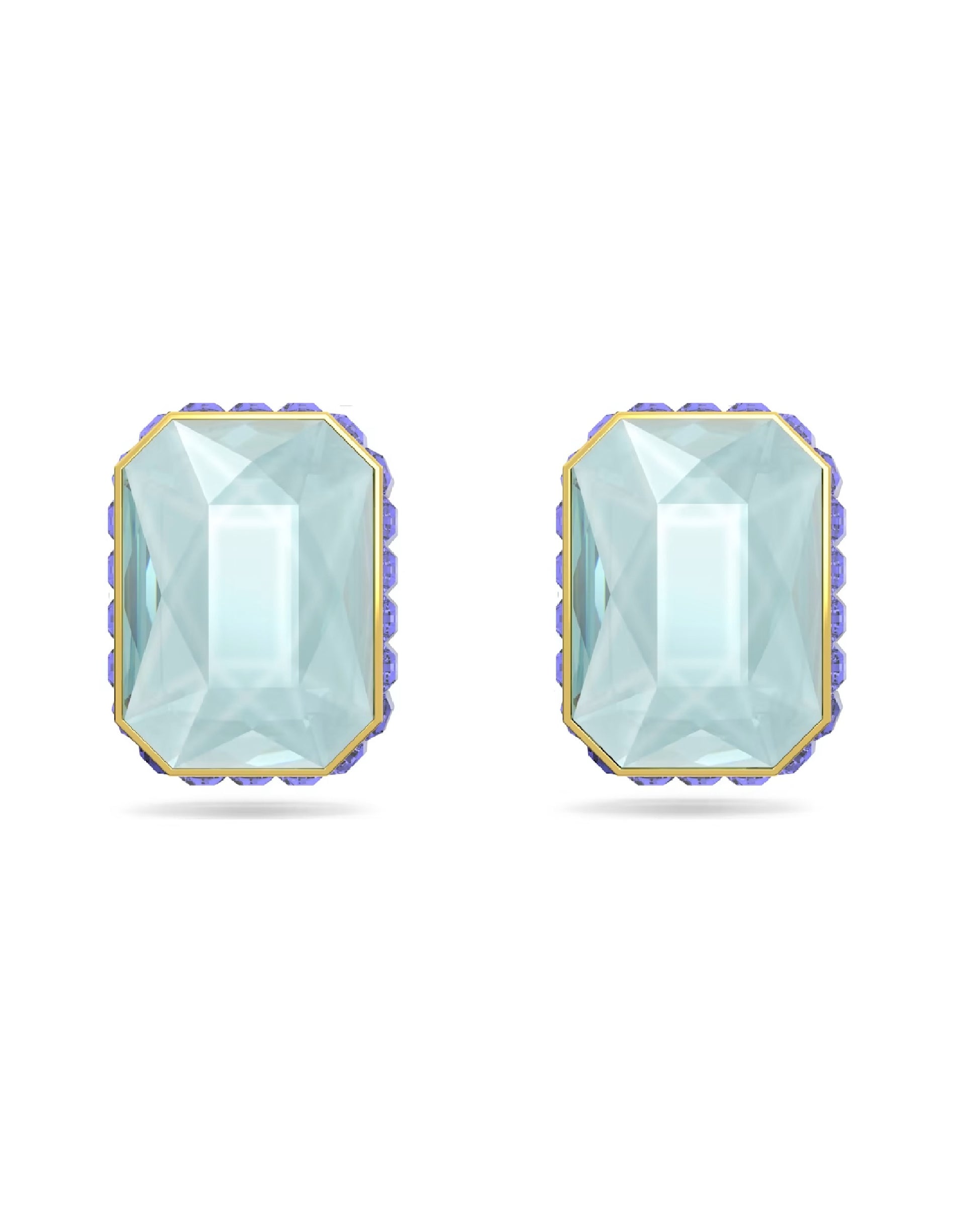 Swarovski 5641406 Swarovski ORBITA Yellow Gold Tone Stud Earrings Earrings