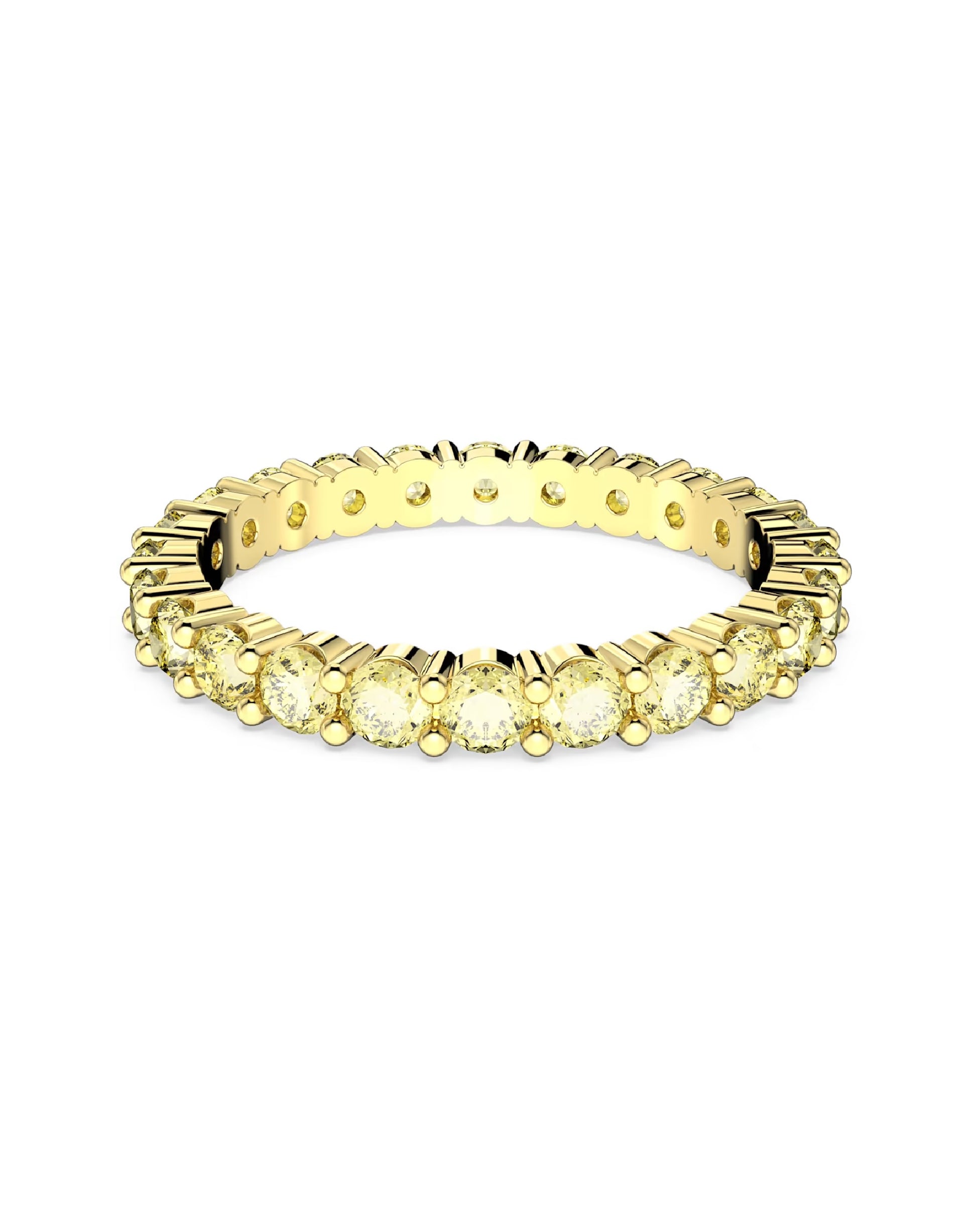 Swarovski 5658667 Swarovski MATRIX Rings Size 58, GOLD Tone Rhodium Plated Rings