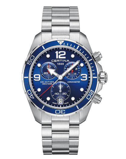 Certina C032.434.11.047.00 Certina DS Action DIVER'S BLUE DIAL 43MM QUARTZ Watch