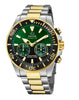 Silver / Stainless Steel / Green