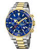 Gold / Stainless Steel / Blue