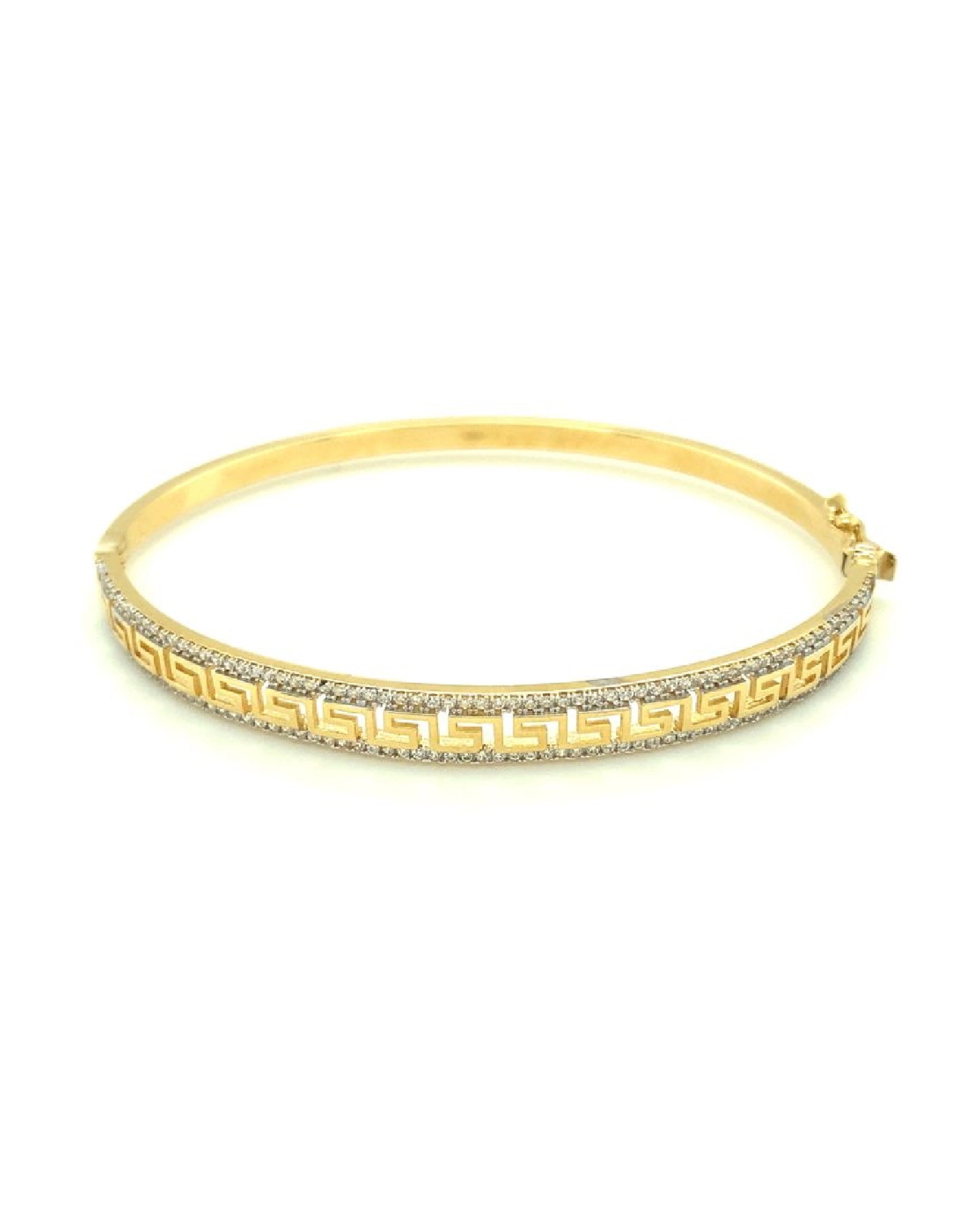 Gold 18 Kt Versatile Yellow Gold Bangle Jewelry