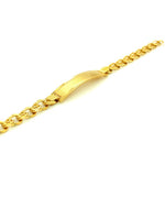 Gold Geometric 18 Kt Exclusive Gold Bracelet With Plate Jewelry