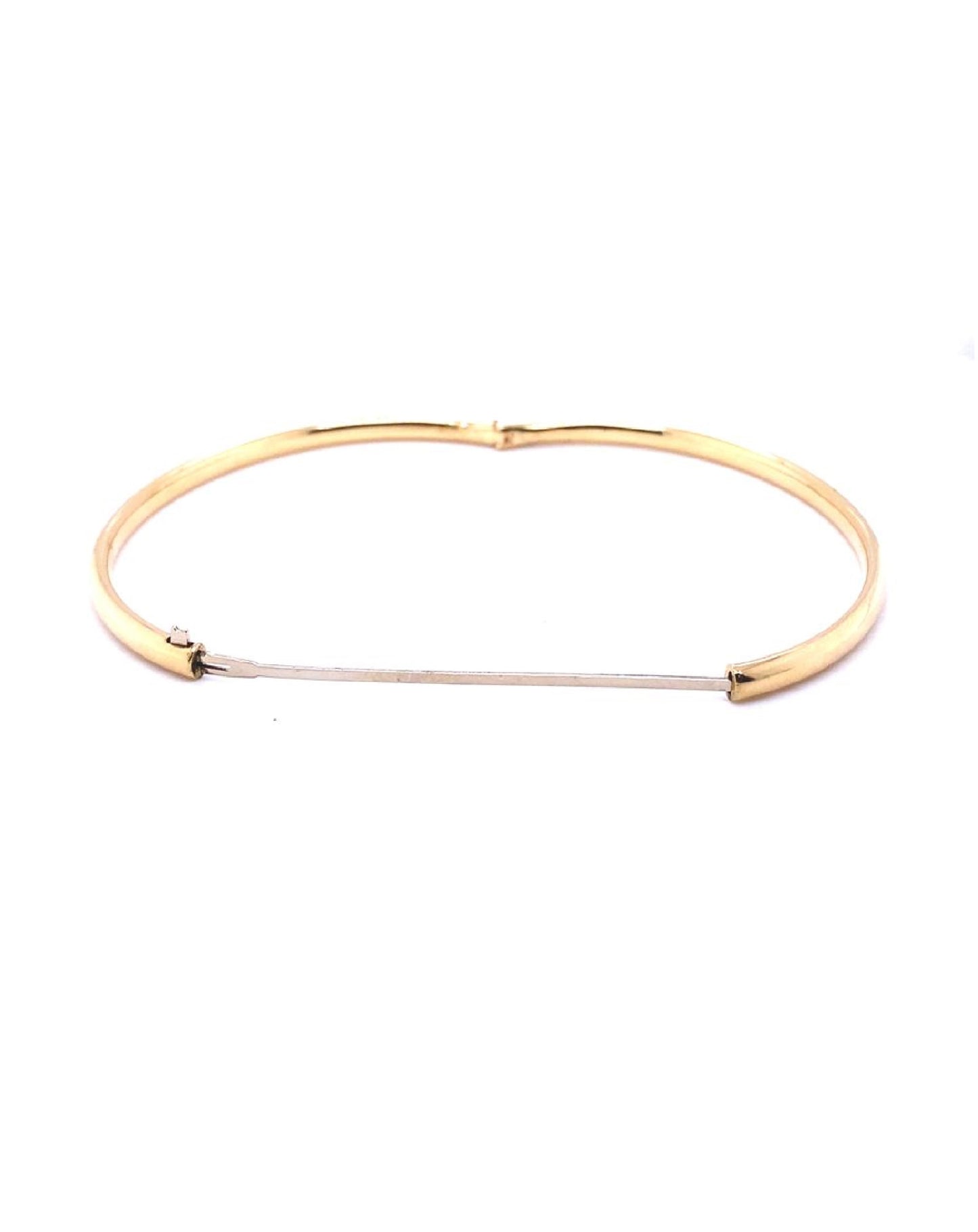 Gold 18 Kt Yellow Gold Bangle Jewelry