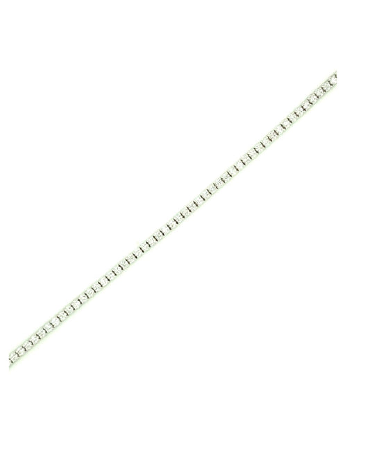 Diamonds 14Kt White Gold Tennis Diamond Bracelet Bracelets
