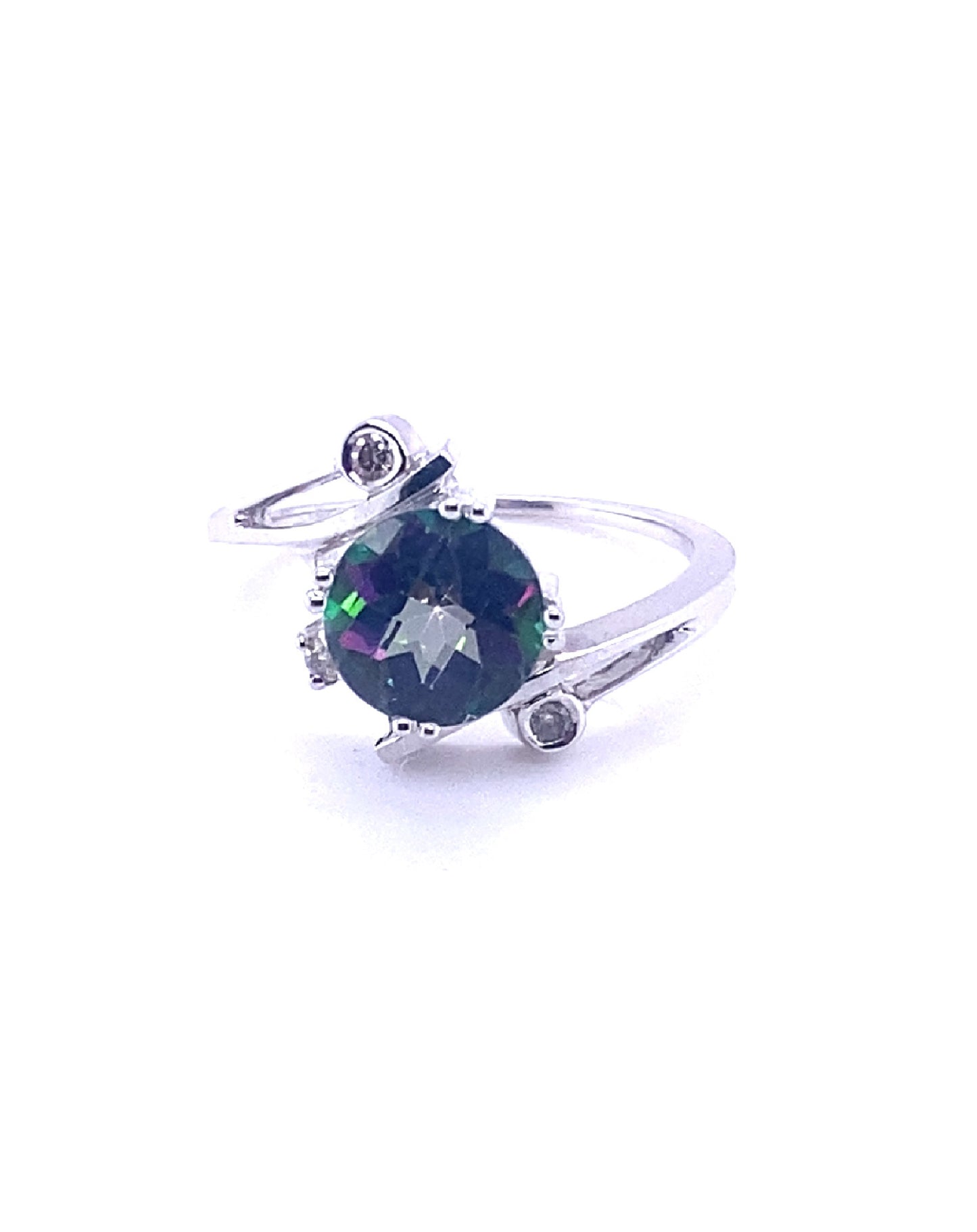 Diamonds Mystic Stone Brilliant Cut Semi-Precious Diamond Ring Rings