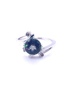 Diamonds Mystic Stone Brilliant Cut Semi-Precious Diamond Ring Rings