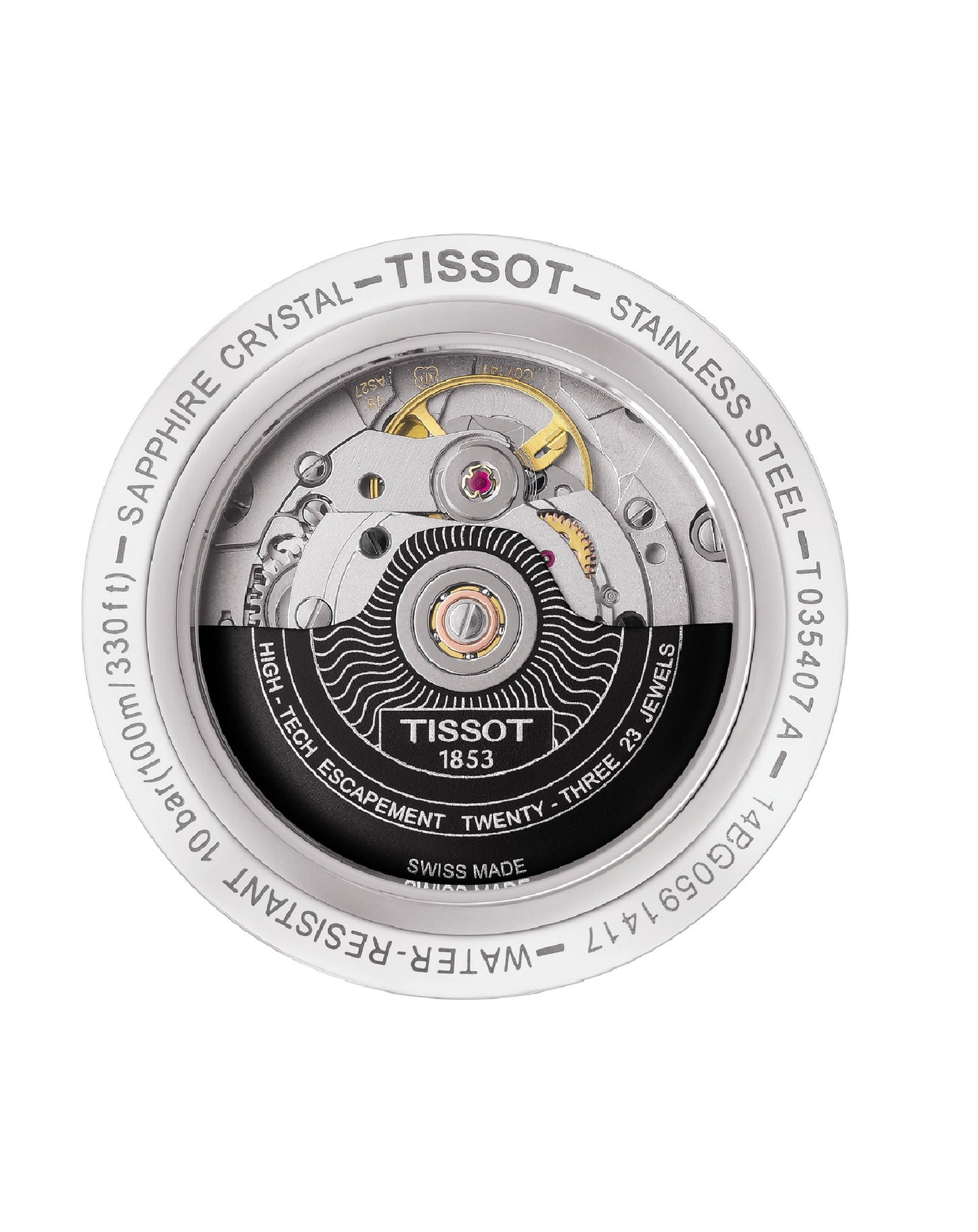 Tissot Tissot COUTURIER Powermatic 80 Rose GOLD Pvd Watch