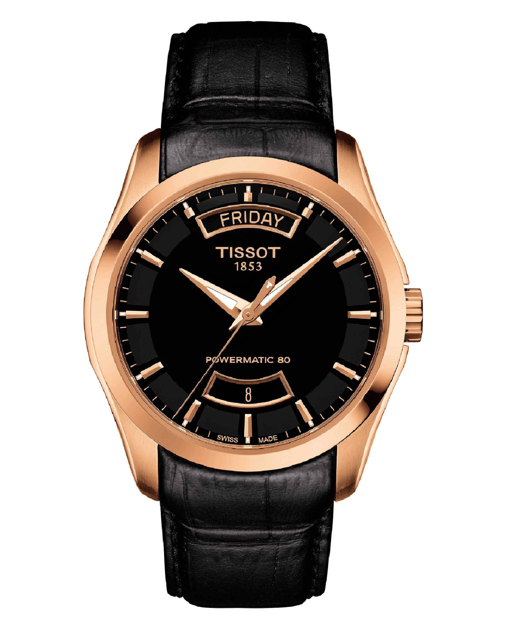 Tissot Tissot COUTURIER Powermatic 80 Rose GOLD Pvd Watch