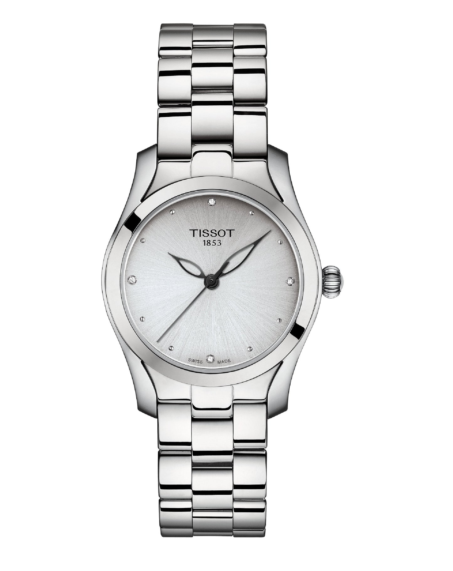 Tissot T112.210.11.036.00 Tissot T-WAVE Silver Dial, Diamonds Watch