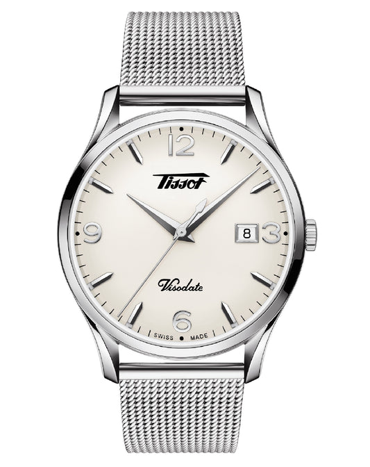 Tissot T118.410.11.277.00 Tissot HERITAGE Visodate SILVER Opalin Arabic Watch