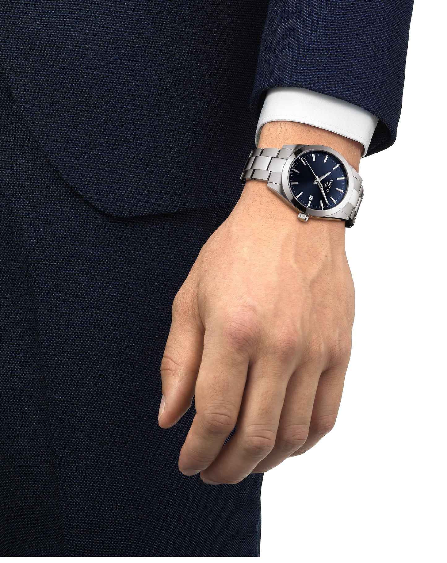Tissot T127.410.11.041.00 TISSOT GENTLEMAN Blue Dial Quartz Watch