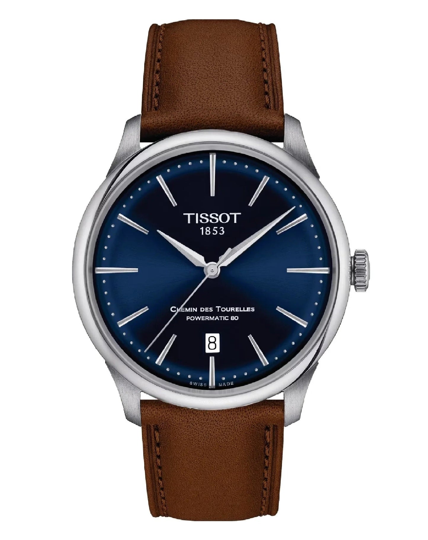 Tissot T139.807.16.041.00 TISSOT Chemin DES Tourelles Powermatic-80 Blue 42 MM Watch