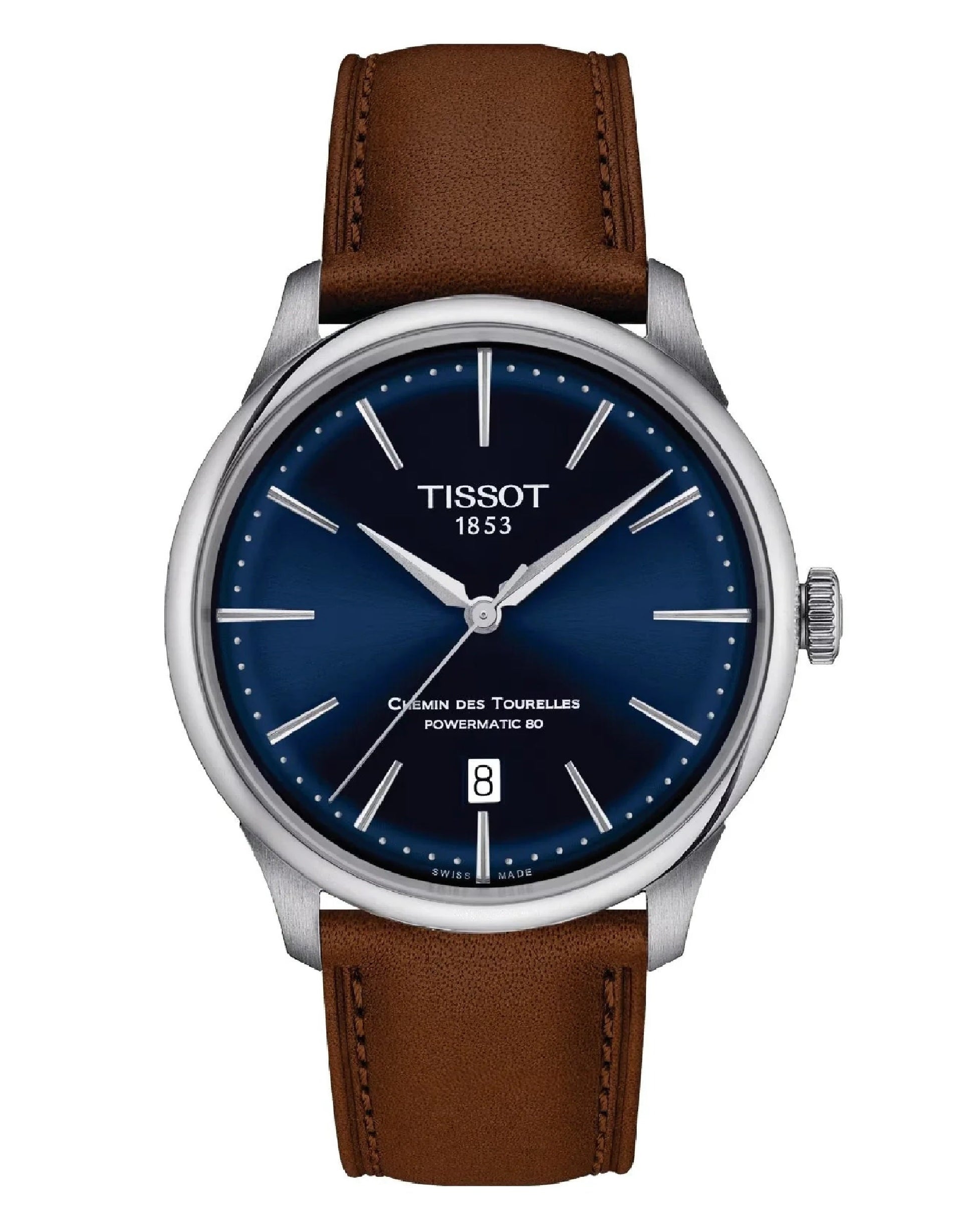 Tissot T139.807.16.041.00 TISSOT Chemin DES Tourelles Powermatic-80 Blue 42 MM Watch