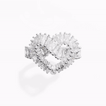 Swarovski Swarovski MATRIX Ring White Rhodium Plated Rings