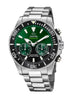 Silver / Stainless Steel / Green